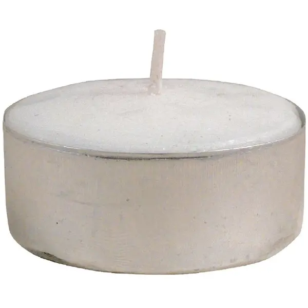 Theelichten | Was | Wit | 4 Branduren | 100 Stuks | Ø40mm