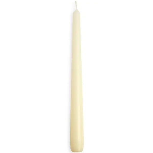 Dinerkaarsen | Was | Ivoor | 100 Stuks | 254(h)mm