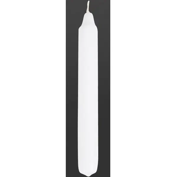 Dinerkaarsen | Was | Wit | 6 Branduren | 45 Stuks | 177(h)mm