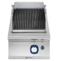 Electrolux Lavasteengrill | e-XP 700 | Gas | Oppervlak 321x478 (Gietijzer) | 7kW | Piëzo Ontsteking | 400x730x250(h)mm