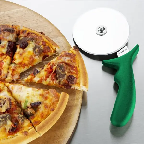 Pizzasnijder | RVS Mes (Ø100mm) | Groen (Groente & Fruit) | HACCP