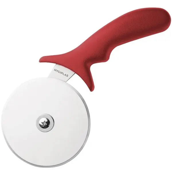 Pizzasnijder | RVS Mes (Ø100mm) | Rood (Rauw Vlees) | HACCP