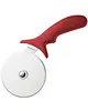 Hygiplas Pizzasnijder | RVS Mes (Ø100mm) | Rood (Rauw Vlees) | HACCP 
