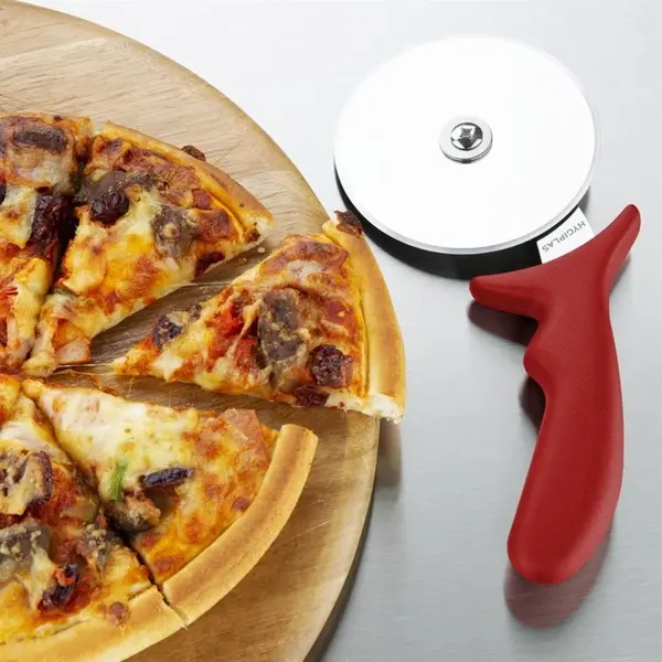 Pizzasnijder | RVS Mes (Ø100mm) | Rood (Rauw Vlees) | HACCP