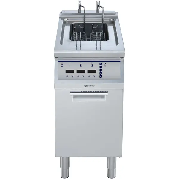 Friteuse | e-XP 700 | Elektrisch | 15L | 105°C/185°C | 10kW (400V) | Aftapkraan | Programmering | 400x730x850/900(h)mm