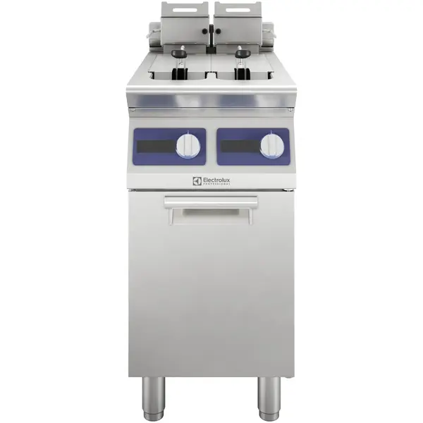 Friteuse | e-XP 700 | Elektrisch | 5+5L | 105°C/185°C | 12kW (400V) | Aftapkraan | 400x730x850/900(h)mm