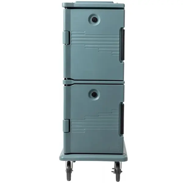 Thermo-Voedseltransportwagen | Ultra Camcarts | Kunststof | 114L | 2 Niveaus | 4x 1/1 GN (100mm) | Wielen (Geremd) | 520x690x1370(h)mm