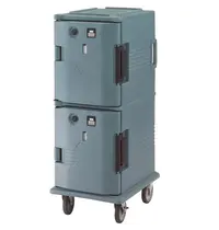 Cambro Thermo-Voedseltransportwagen | Ultra Camcart® H-Series | Kunststof | 2 Niveaus | 8x 1/1 GN (100mm) | Wielen (Geremd) | 520x690x1372(h)mm