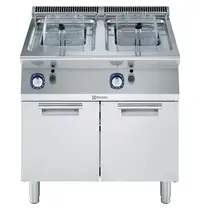 Electrolux Friteuse | e-XP 700 | Gas | 7+7L | 105°C/185°C | 14kW | Piëzo Ontsteking | Aftapkranen | 800x730x850/900(h)mm