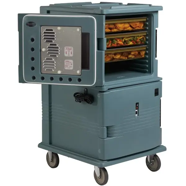 Thermo-Voedseltransportwagen | Ultra Camcart® H-Series | Kunststof | 2 Niveaus | 16x 1/1 GN (100mm) | Wielen (Geremd) | 730x847x1375(h)mm