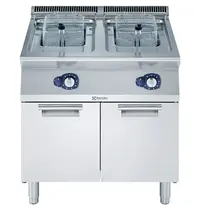 Electrolux Friteuse | e-XP 700 | Gas | 15+15L | 105°C/185°C | 28kW | Piëzo Ontsteking | Aftapkranen | 800x730x850/900(h)mm