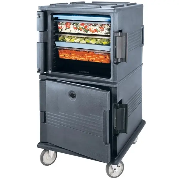 Thermo-Voedseltransportwagen | Ultra Camcarts | Kunststof | 2 Niveaus | 8x 1/1 GN (200mm) | Wielen | 730x847x1384(h)mm