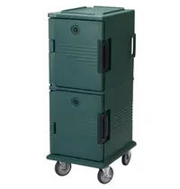 Cambro Thermo-Voedseltransportwagen | Ultra Camcarts | Kunststof | 2 Niveaus | 8x 1/1 GN (100mm) | Wielen (Geremd) | 520x690x1370(h)mm