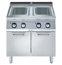Electrolux Pastakoker | e-XP 700 | Elektrisch | 24.5+24.5L | 12kW (400V) | Vulkranen + Aftapkranen | 800x730x850/900(h)mm