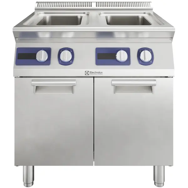 Pastakoker | e-XP 700 | Elektrisch | 24.5+24.5L | 12kW (400V) | Vulkranen + Aftapkranen | Programmering | 800x730x850/900(h)mm