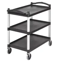 Cambro Serveerwagen | KD | Aluminium/Kunststof | 3 Niveaus | Wielen | 1015x540x950(h)mm
