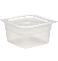 Cambro Deksel | FreshPro | Cambro FreshPro Voedselcontainers GAS-CU134/143 | Kunststof | Transparant | 100x100x12(h)mm