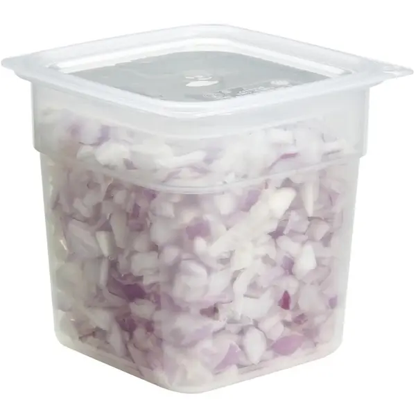 Voedselcontainer | FreshPro | Kunststof | Transparant | 0.95L | 95x95x90(h)mm