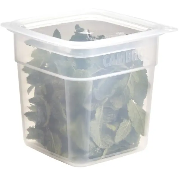 Voedselcontainer | FreshPro | Kunststof | Transparant | 0.95L | 95x95x90(h)mm