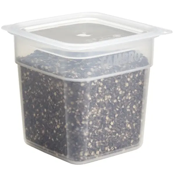 Voedselcontainer | FreshPro | Kunststof | Transparant | 0.95L | 95x95x90(h)mm
