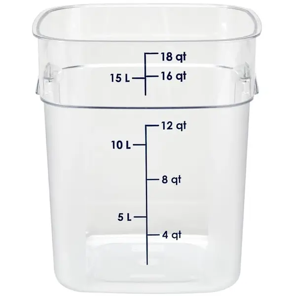 Voedselcontainer | CamSquares FreshPro | Kunststof | Transparant | 17.2L | 256x310x320(h)mm