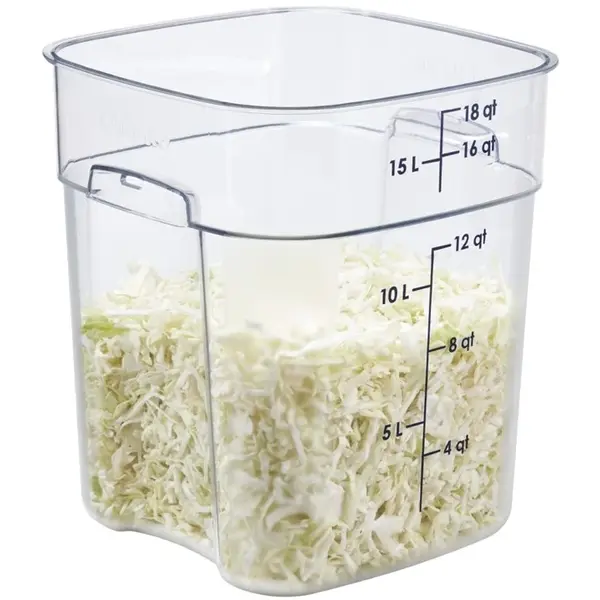 Voedselcontainer | CamSquares FreshPro | Kunststof | Transparant | 17.2L | 256x310x320(h)mm