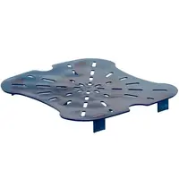 Cambro Afvoerrekken | Cambro CamSquares FreshPro Voedselcontainer GAS-CU141 | Kunststof | Blauw | 6 Stuks | 235x235x16(h)mm