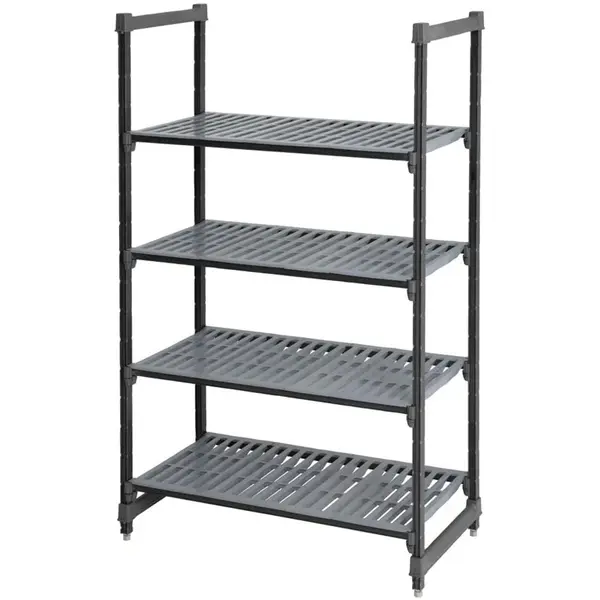 Stelling | CAMSHELVING BASICS | Composiet | 4 Schappen (Verstelbaar) | Zware Belasting | HACCP | 1070x540x1830(h)mm