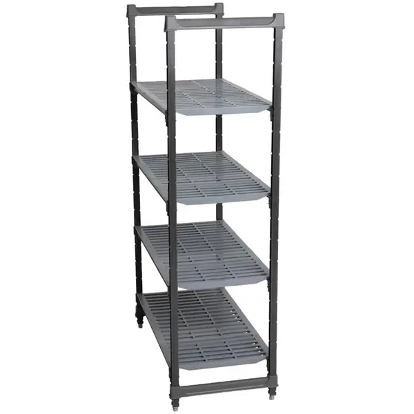 Stelling | CAMSHELVING BASICS | Composiet | 4 Schappen (Verstelbaar) | Zware Belasting | HACCP | 1070x540x1830(h)mm