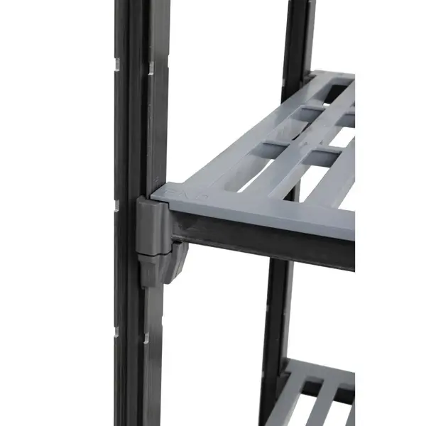 Stelling | CAMSHELVING BASICS | Composiet | 4 Schappen (Verstelbaar) | Zware Belasting | HACCP | 1070x540x1830(h)mm