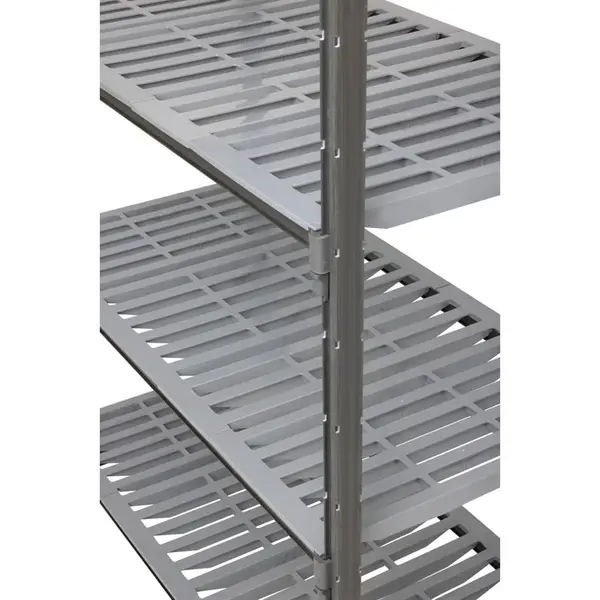Stelling | CAMSHELVING BASICS | Composiet | 4 Schappen (Verstelbaar) | Zware Belasting | HACCP | 1070x540x1830(h)mm