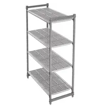 Cambro Stelling | CAMSHELVING BASICS | Composiet | 4 Schappen (Verstelbaar) | Zware Belasting | HACCP | 1220x540x1830(h)mm