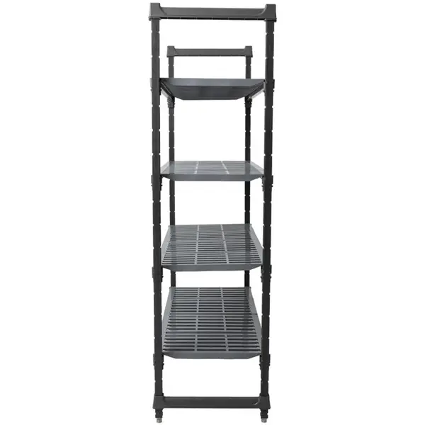 Stelling | CAMSHELVING BASICS | Composiet | 4 Schappen (Verstelbaar) | Zware Belasting | HACCP | 1220x540x1830(h)mm