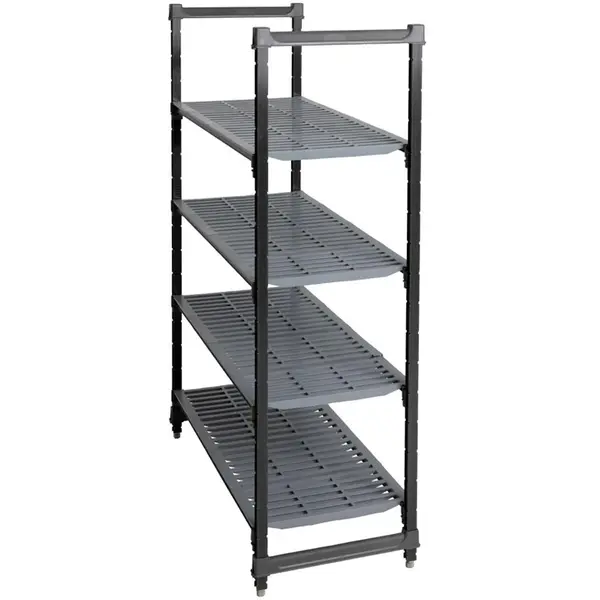 Stelling | CAMSHELVING BASICS | Composiet | 4 Schappen (Verstelbaar) | Zware Belasting | HACCP | 1375x540x1830(h)mm
