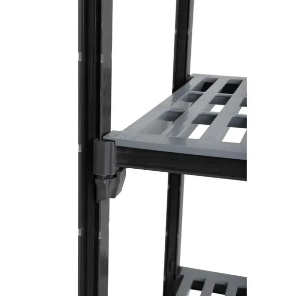 Stelling | CAMSHELVING BASICS | Composiet | 4 Schappen (Verstelbaar) | Zware Belasting | HACCP | 1375x540x1830(h)mm