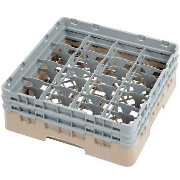 Vaatwaskorf | CAMRACK | Kunststof | Glazen | 500x500x184(h)mm
