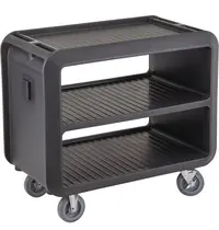Cambro Serveerwagen | Service Cart Pro | Kunststof | 3 Niveaus | Wielen | 1054x603x943(h)mm