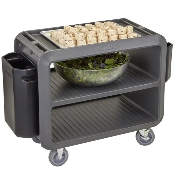 Serveerwagen | Service Cart Pro | Kunststof | 3 Niveaus | Wielen | 1054x603x943(h)mm