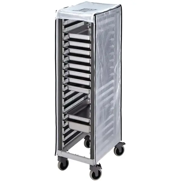 Afdekhoes | Cambro CAMSHELVING Regaalwagen GAS-FP464 | Kunststof | 2 Ritssluitingen | 472x663x1544(h)mm