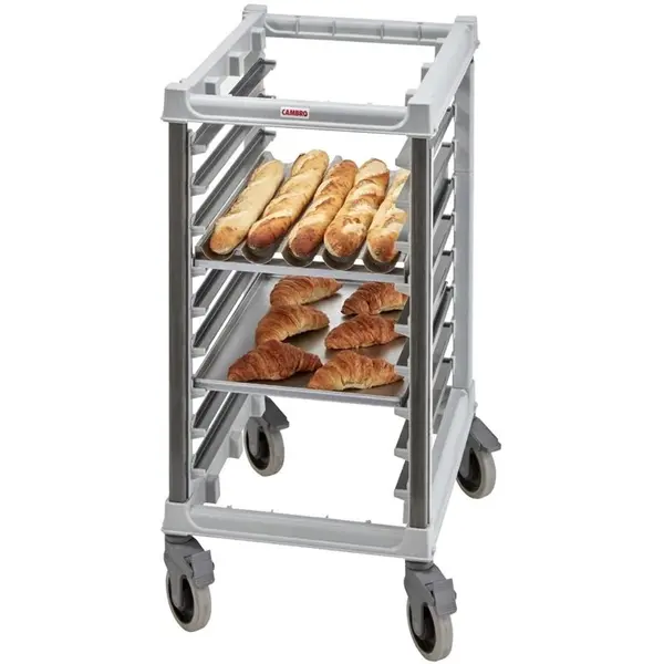 Regaalwagen | Kunststof | 9 Etages (EN600x400) | Wielen (Geremd) | 516x783x1014(h)mm