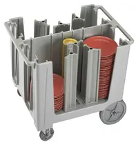 Cambro Bordenwagen | Kunststof | 270-360 Borden (Ø117-330) | Wielen (Geremd) | Verstelbaar | 972x727x810(h)mm