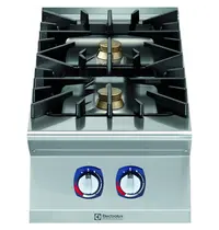 Electrolux Fornuis | e-XP 900 | Gas | 2 Branders (2x 6kW) | Waakvlam | 400x930x250(h)mm