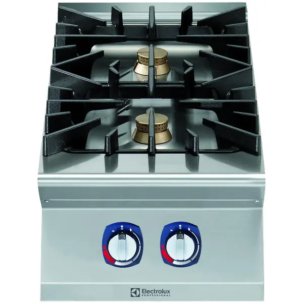 Fornuis | e-XP 900 | Gas | 2 Branders (2x 6kW) | Waakvlam | 400x930x250(h)mm