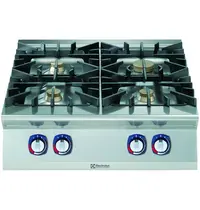 Electrolux Fornuis | e-XP 900 | Gas | 4 Branders (3x 6kW + 1x 10kW) | Waakvlam | 800x930x250(h)mm