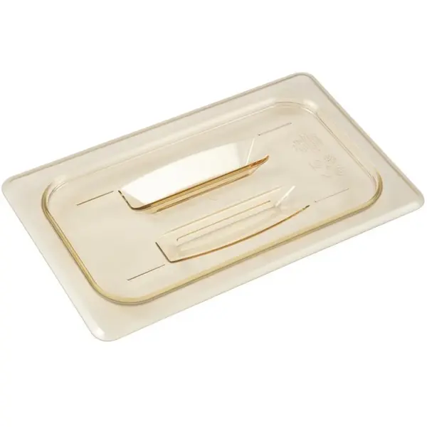 GN-Deksel | H-Pan | polycarbonaat | 1/4 GN | Handgreep