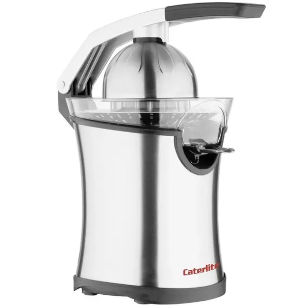 Citruspers | Elektrisch | Drukhendel | 2 Perskegel | 100RPM | 0,16kW (230V) | 172x263x290(h)mm