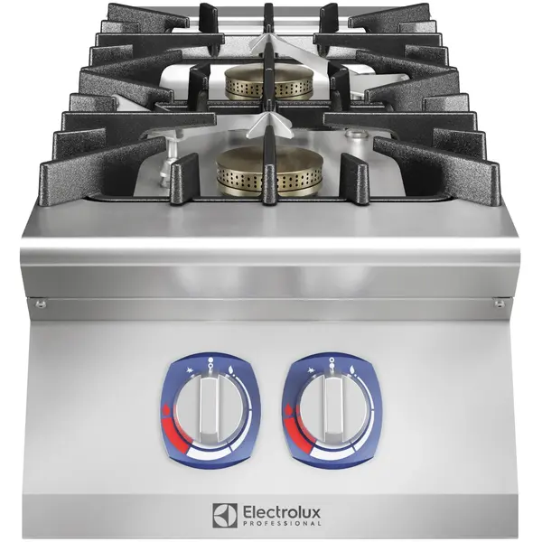 Fornuis | e-XP 900 | Gas | 2 Branders (2x 10kW) | Waakvlam | 400x930x250(h)mm