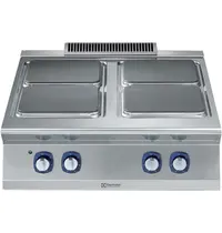 Electrolux Fornuis | e-XP 900 | Elektrisch | 4 Kookpunten (300x300) | 16kW (400V) | 800x930x250(h)mm