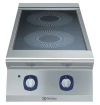 Electrolux Glaskeramisch Fornuis | e-XP 900 | 2 Kookpunten (Ø300) | 6.8kW (400V) | 400x930x250(h)mm