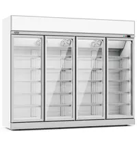 CombiSteel Koelkast | INS | 2060L | Wit | 0°C/+10°C | Geforceerd | Draaideuren | Wielen (Geremd) | 2508x710x2092(h)mm